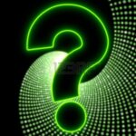 17936391-neon-green-electronic--question-mark-with-disco-light-effect