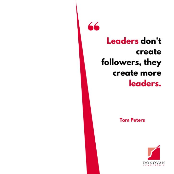 It takes a certain kind of leader to sponsor other leaders around them to be leaders.
